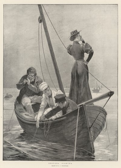 Deep-Sea Fishing by Richard Caton Woodville junior